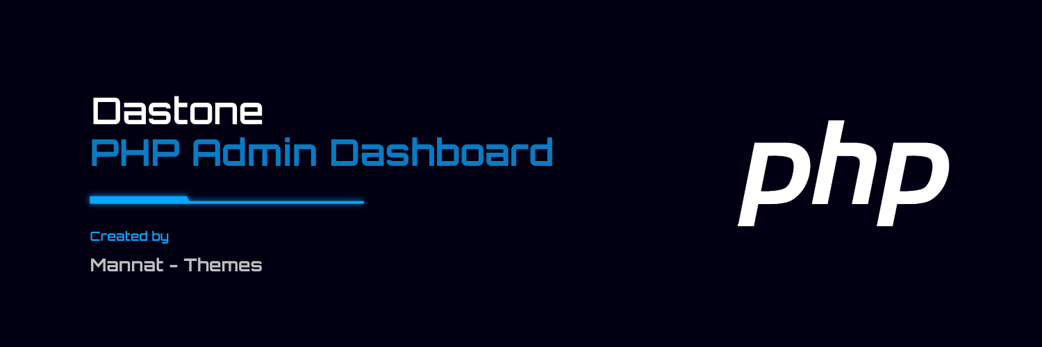 Dastone - PHP 8 Admin & Dashboard Template - 1